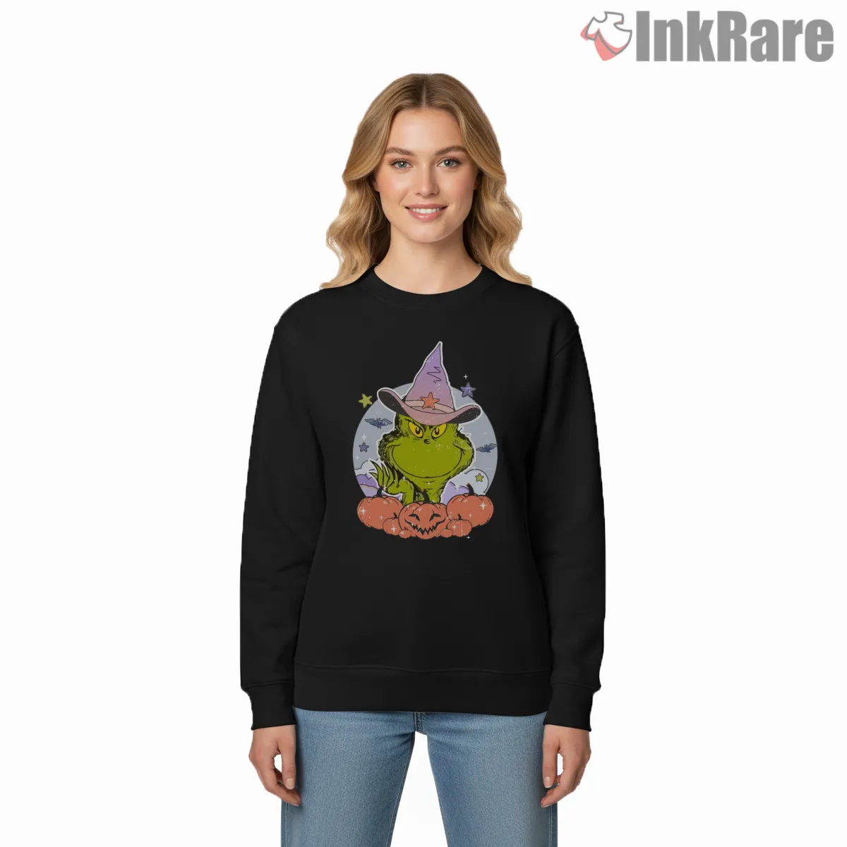 Grinch Halloween Witch Hat Pumpkin Shirt Grinch Halloween Witch Hat Pumpkin Shirt on graphic shirt for women graphic tee
