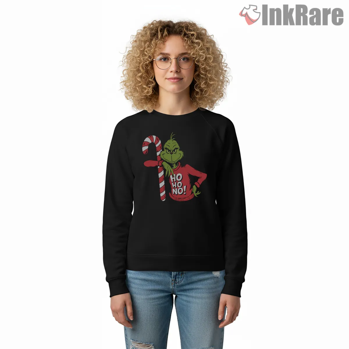 Grinch Ho Ho No Candy Cane Shirt Grinch Ho Ho No Candy Cane Shirt on graphic shirt for women graphic tee
