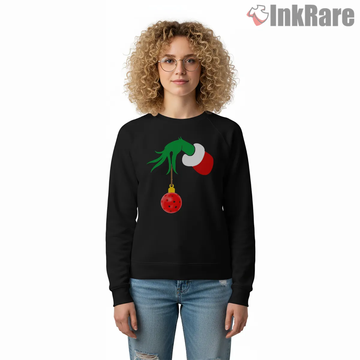 Grinch Pickleball Christmas Ornament Shirt Grinch Pickleball Christmas Ornament Shirt on graphic shirt for women graphic tee