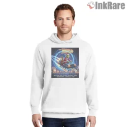 Grinch To The Future Time Travel Holiday Parody Shirt on white hoodie for men graphic tee