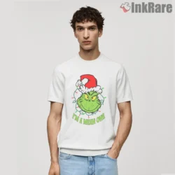 Grinchy The Mean One Classic Christmas Shirt on white short sleeve shirt for men graphic tee