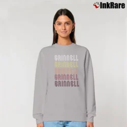 Women’s Grinnell Iowa Local Style Midwest Relaxed Sweatshirt in sport grey | Soft, Laid-Back Vibe