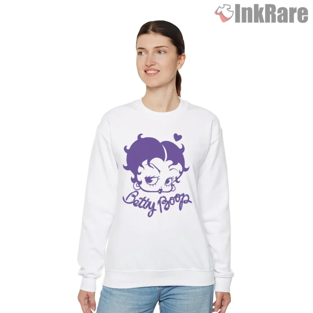 Groovy Betty Boop Script Logo Retro Shirt on graphic shirt for women graphic tee
