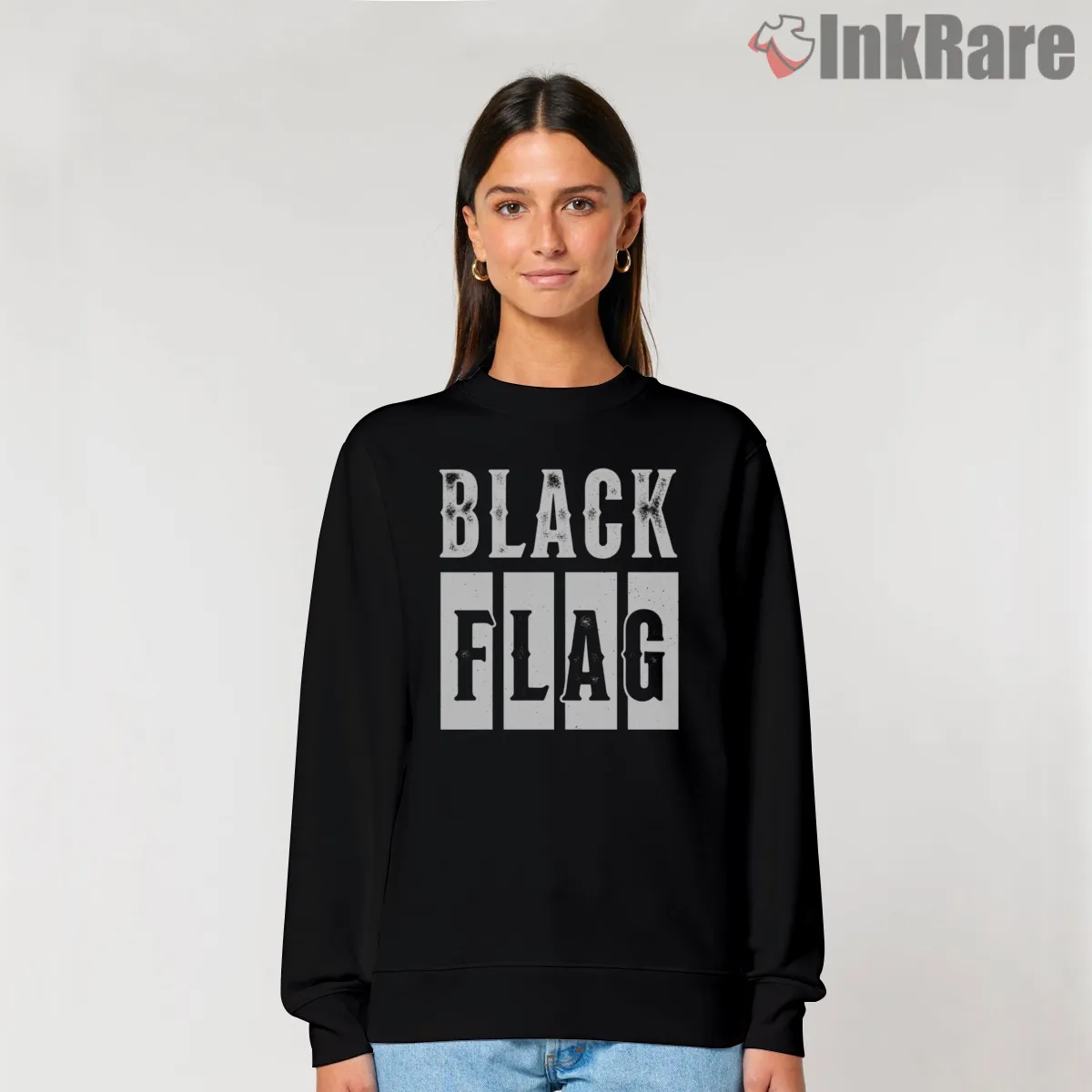 Grunge Black Flag Distressed Bars Shirt Grunge Black Flag Distressed Bars Shirt on graphic shirt for women graphic tee