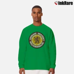 Men’s Gryffindor Courage House Long-Sleeve Shirt in irish green | Sleek, Lightweight, Year-Round Wear