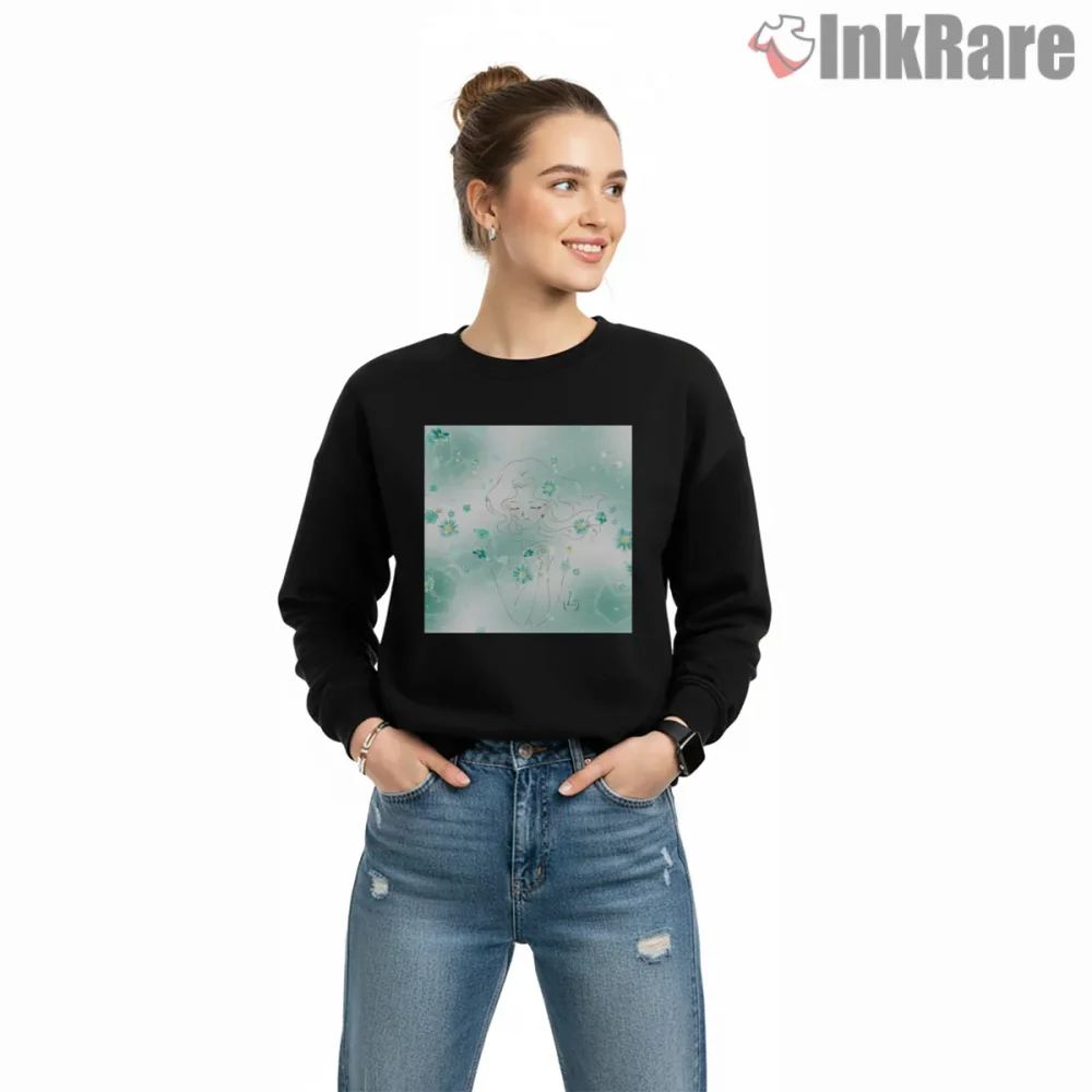 Guardian Michiru Floral Portrait Anime Shirt on graphic shirt for women graphic tee