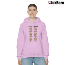 Women’s Guardians Of The Galaxy Groot Today's Mood Marvel Cozy Hoodie in light pink | Warm, Structured, Stylish
