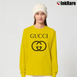 Women’s Gucci Children's Logo Graphic Long-Sleeve Top in yellow | Sleek, Versatile, All-Season