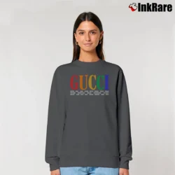Women’s Gucci Children's Logo Graphic Relaxed Sweatshirt in charcoal | Soft, Laid-Back Vibe
