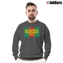 Men’s Gucci Children's Logo Graphic Crewneck Sweatshirt in charcoal | Cozy Fabric, Clean Style