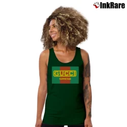 Women’s Gucci Children's Logo Graphic Tank Top in forest green | Lightweight, Movement-Friendly