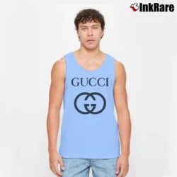 Men’s Gucci Children's Logo Graphic Tank Top in light blue | Breathable, Active-Friendly Design