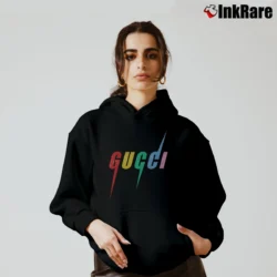 Women’s Gucci Logo Graphic Cozy Hoodie in black | Warm, Structured, Stylish