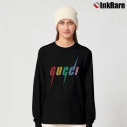 Women’s Gucci Logo Graphic Long-Sleeve Top in black | Sleek, Versatile, All-Season