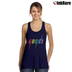 Women’s Gucci Logo Graphic Tank Top in navy | Lightweight, Movement-Friendly