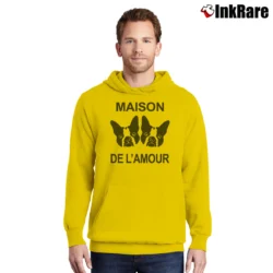 Men’s Gucci Maison De L'amour Logo Pullover Hoodie in yellow | Cozy, Durable, Modern Fit