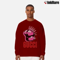 Men’s Gucci Manifesto Long-Sleeve Shirt in maroon | Sleek, Lightweight, Year-Round Wear