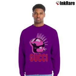 Men’s Gucci Manifesto Crewneck Sweatshirt in purple | Cozy Fabric, Clean Style