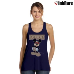 Women’s Gucci Mickey Mouse Custom Fashion Tank Top in navy | Lightweight, Movement-Friendly