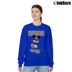 Women’s Gucci Mickey Mouse Relaxed Sweatshirt in royal blue | Soft, Laid-Back Vibe