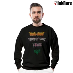 Men’s Gucci Printed Graphic Crewneck Sweatshirt in black | Cozy Fabric, Clean Style