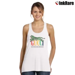 Women’s Gucci With Tiger And Cities Graphic Tank Top in white | Lightweight, Movement-Friendly