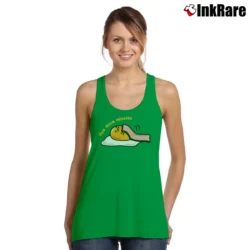 Women’s Gudetama Lazy Egg Cartoon Tank Top in irish green | Lightweight, Movement-Friendly