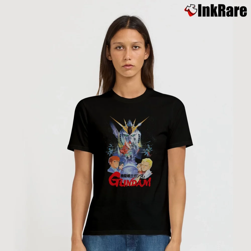 Women’s Gundam Char's Counterattack Mecha Signature T-Shirt in black | Soft, Flattering Fit