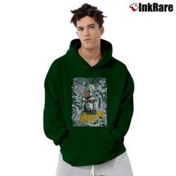 Men’s Gundam Classic Anime Mecha Robot Pullover Hoodie in forest green | Cozy, Durable, Modern Fit