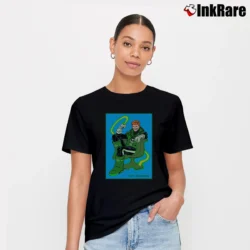 Women’s Guy Gardner Green Lantern T-Shirt in black | Soft, Flattering Fit