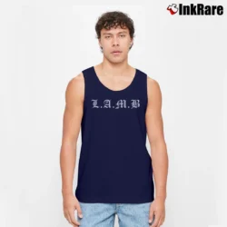 Men’s Gwen Stefani Lamb Logo Tank Top in navy | Breathable, Active-Friendly Design