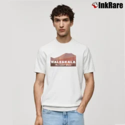 Men’s Haleakala National Park Explore Hawaii Classic T-Shirt in white | Soft, Breathable Everyday Wear