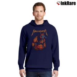Men’s Hall And Oates Classic Music Band Pullover Hoodie in navy | Cozy, Durable, Modern Fit