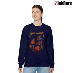 Women’s Hall And Oates Classic Music Band Relaxed Sweatshirt in navy | Soft, Laid-Back Vibe