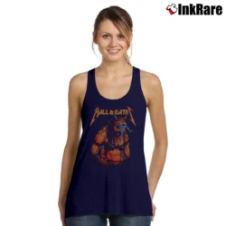 Women’s Hall And Oates Classic Music Band Tank Top in navy | Lightweight, Movement-Friendly