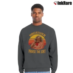 Men’s Hallelujer Praise The Lort Madea Crewneck Sweatshirt in charcoal | Cozy Fabric, Clean Style