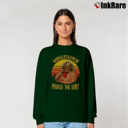 Women’s Hallelujer Praise The Lort Madea Relaxed Sweatshirt in forest green | Soft, Laid-Back Vibe