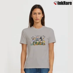 Women’s Halloween Snoopy And Friends Cartoon Trick Or Treat Classic Signature T-Shirt in sport grey | Soft, Flattering Fit