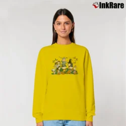 Women’s Halloween Snoopy And Friends Trick Or Treat Relaxed Sweatshirt in yellow | Soft, Laid-Back Vibe