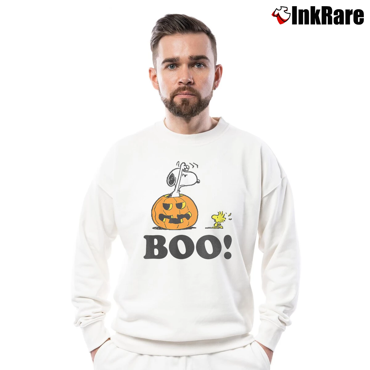 halloween snoopy woodstock boo!!! Men’s Crewneck Sweatshirt in white – Soft & Durable Men’s halloween snoopy woodstock boo!!! Crewneck Sweatshirt in white | Cozy Fabric, Clean Style