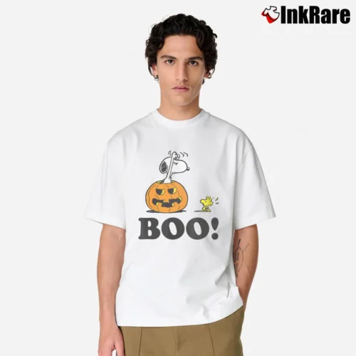 halloween snoopy woodstock boo!!! Men’s Classic Tee in white – Premium Comfort Men’s halloween snoopy woodstock boo!!! Classic T-Shirt in white | Soft, Breathable Everyday Wear