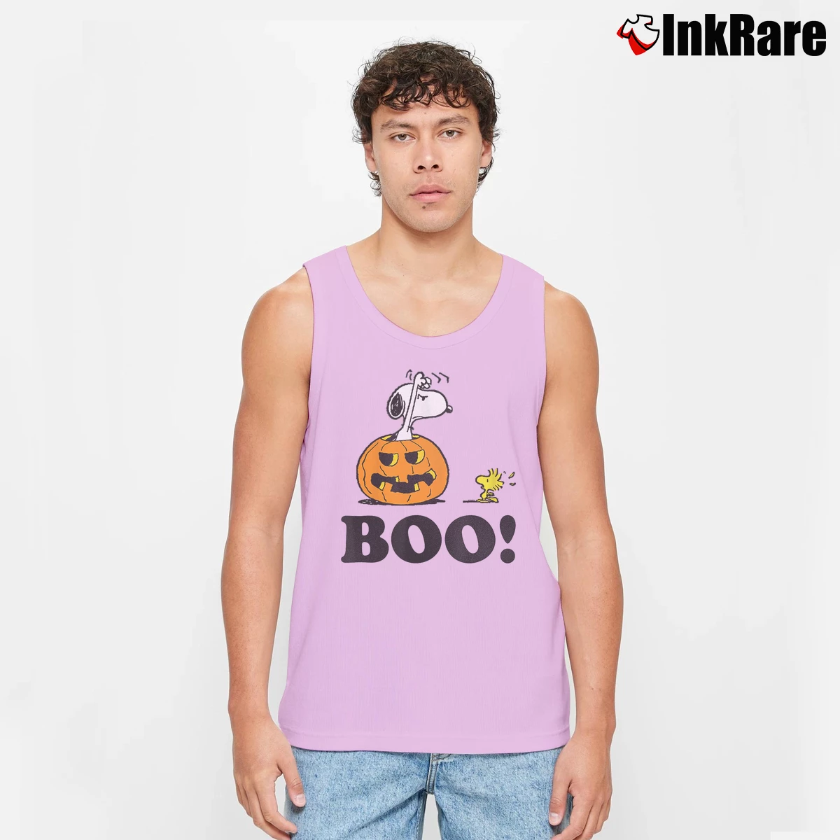 halloween snoopy woodstock boo!!! Men’s Performance Tank in light pink – Lightweight Comfort Men’s halloween snoopy woodstock boo!!! Tank Top in light pink | Breathable, Active-Friendly Design