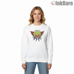 Halloween Vampire Kermit Funny Costume Cartoon Shirt on graphic shirt for women graphic tee
