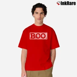 Men’s Halloween Vintage Boo Funny Gift Classic T-Shirt in red | Soft, Breathable Everyday Wear