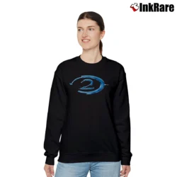 Women’s Halo 2 Logo Relaxed Sweatshirt in black | Soft, Laid-Back Vibe