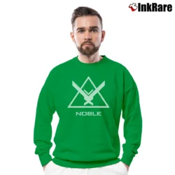 Men’s Halo Noble Team Logo Crewneck Sweatshirt in irish green | Cozy Fabric, Clean Style
