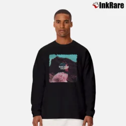 Men’s Halsey Badlands Album Graphic Long-Sleeve Shirt in black | Sleek, Lightweight, Year-Round Wear