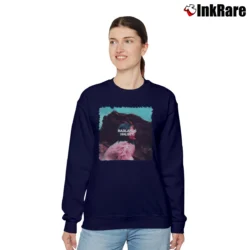 Women’s Halsey Badlands Album Graphic Relaxed Sweatshirt in navy | Soft, Laid-Back Vibe