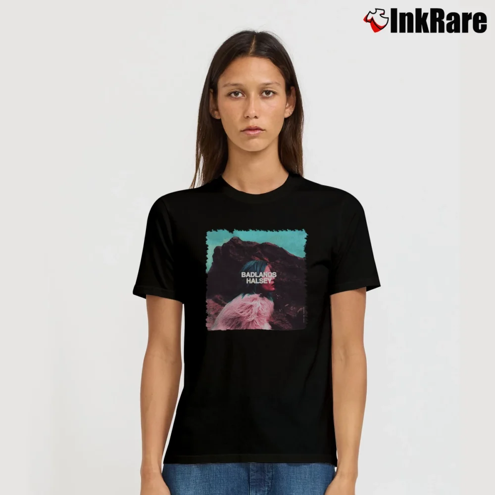 Women’s Halsey Badlands Album Graphic Signature T-Shirt in black | Soft, Flattering Fit