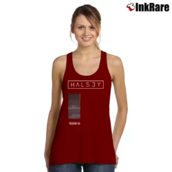 Women’s Halsey Room 93 Anxiety Fashion Tank Top in maroon | Lightweight, Movement-Friendly